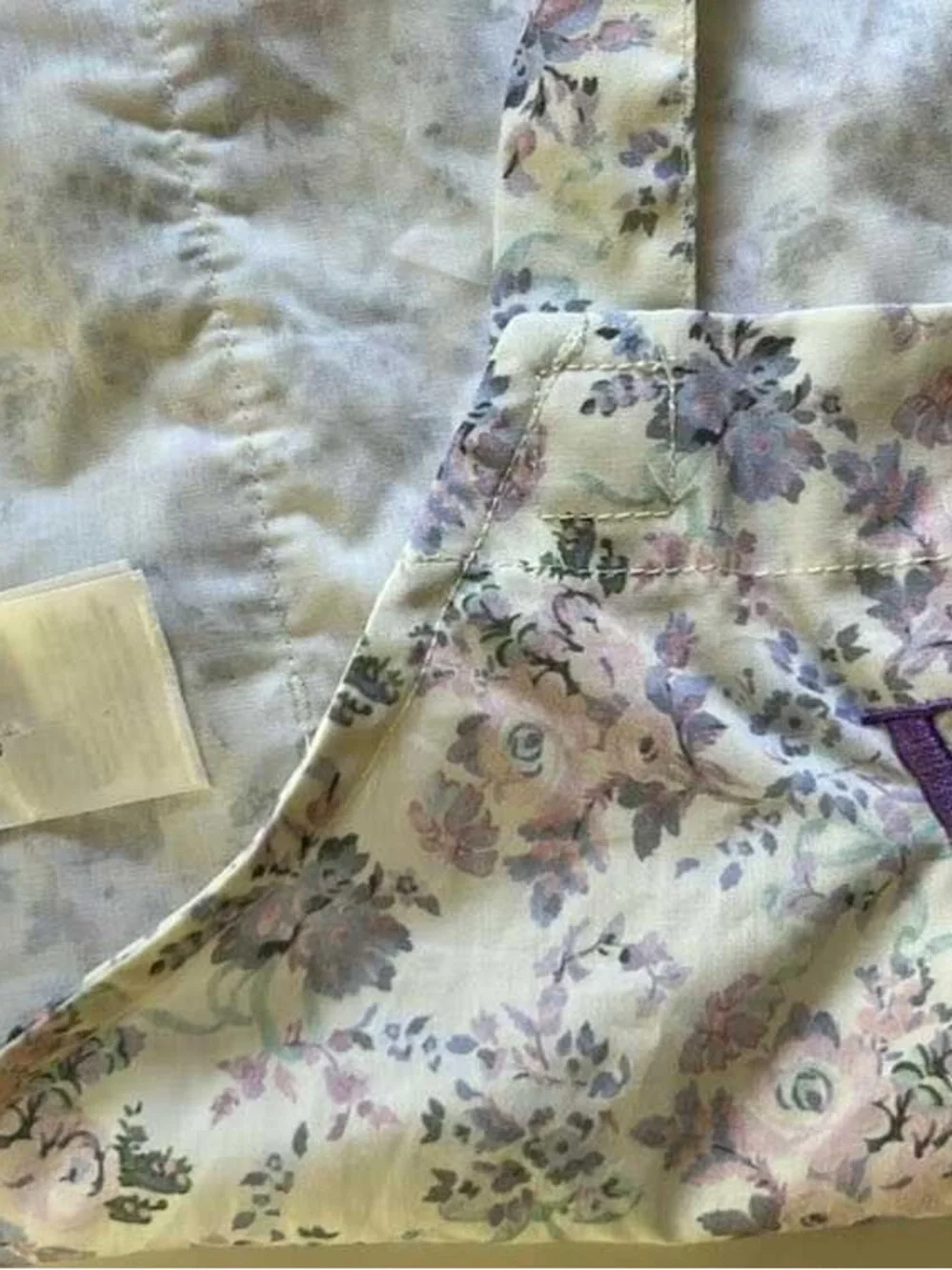 New Pottery Barn kids Loveshack Fancy Apron. Embroidered with the name “Violet”